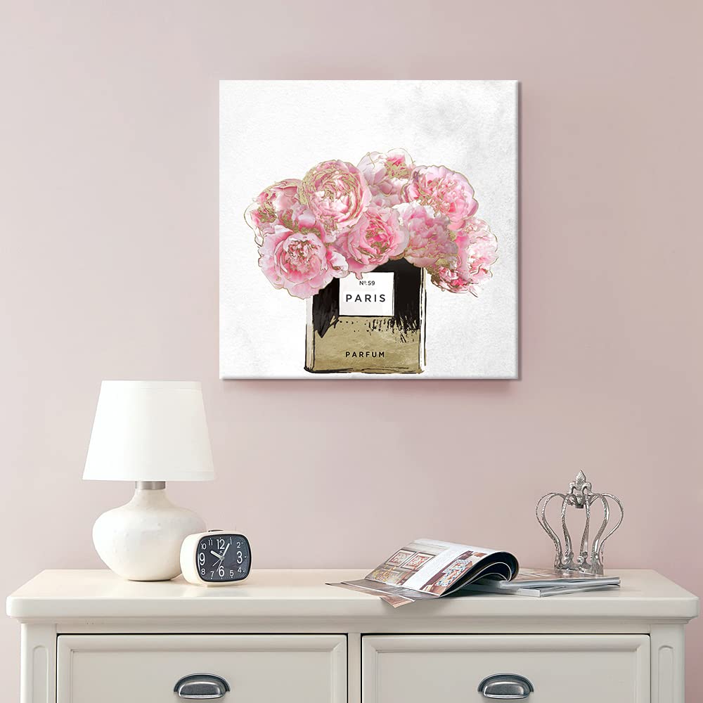 フランフラン香水ボトルのアートCHANEL ピンク壁画壁掛け置くだけ