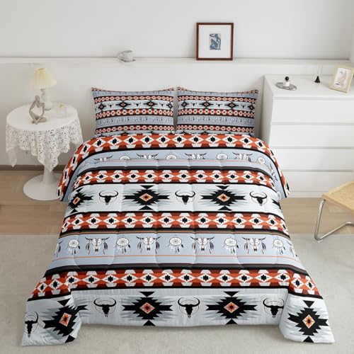 Erosebridal Aztec Bedding Set Queen,Southwestern Comforter