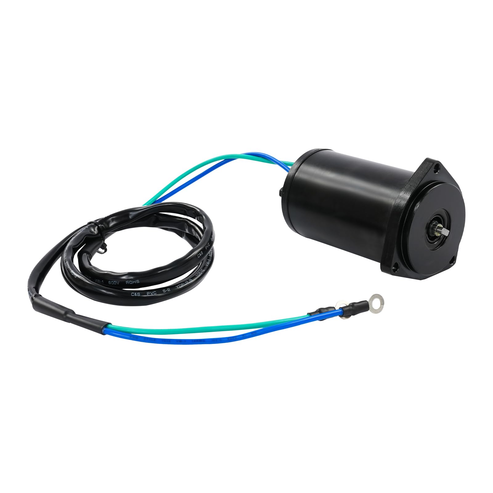 Powertrimm - Motore da 12 V, 200 W, per Yamaha 40-50 CV, in rame, su misura | Robusto motore basculante da 12 V in ferro e rame per fuoribordo Yamaha. Include anello di tenuta per una tenuta perfetta.