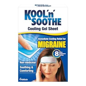 Kool 'n' Soothe Migräne Kühlstreifen - 4 Stück