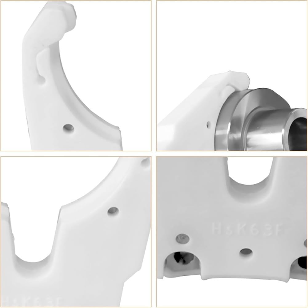 HSK63F Set di morsetti portautensili, 5 pezzi ABS per centro di lavoro CNC, progettato per la stabilità di grado industriale