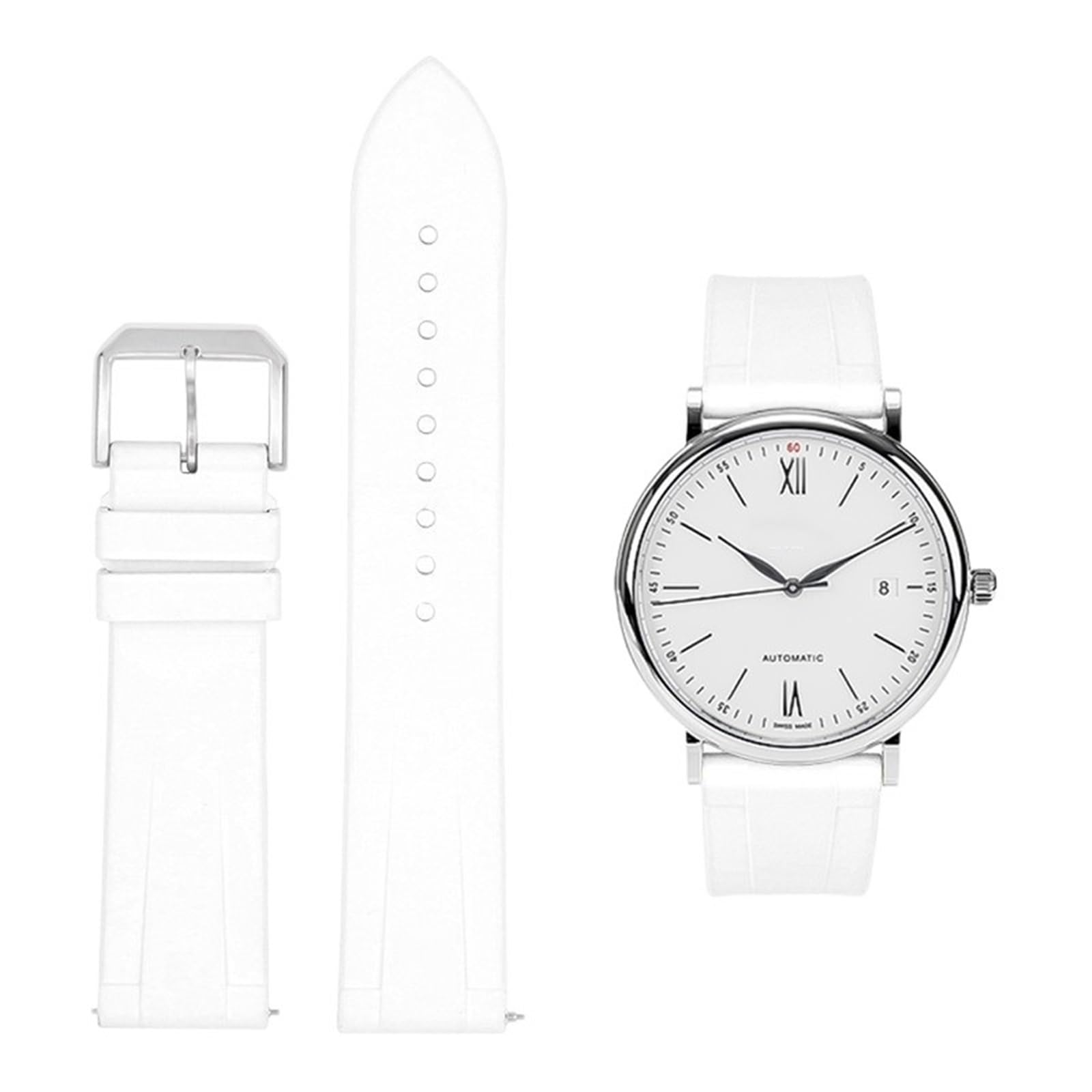 Fluorkautschuk-Uhrenarmband für IWC Pilot Portugal Portofino Bandarmband Schnellverschluss 20 mm 22 mm