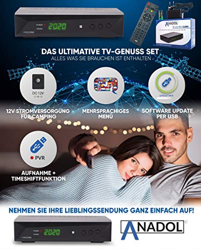 Anadol HD 222 Pro Sat Receiver für digitalen Satellitenempfang
