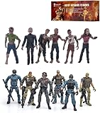 LIVELYOU The Zombies Coming,Special Forces Soldier Action Figures Toy Set.Army Men Zombie Figures Collection Decoration Player Gifts Collections for Kids(9PCS)