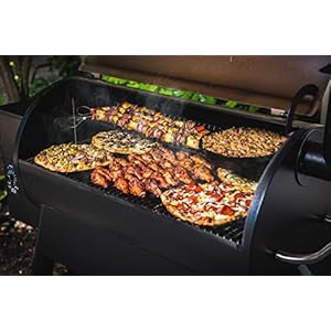 Traeger grills pro 34 electric wood pellet grill and smoker bronze 884 square inches cook area 450 degree max temperature meat probe 6 in 1 bbq grill  urban country home decor