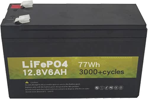 12V LiFePO4 Battery 6Ah Lithium Iron Phosphate Battery for Solar