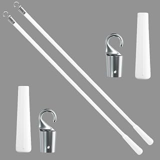 Vertical Blind Wand Replacement 12 Inch White Fiberglass