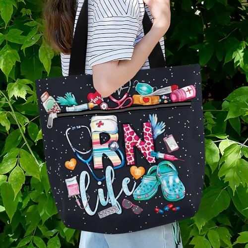 Bolso Tote Estético para Mujeres con Bolsillos miniatura 2