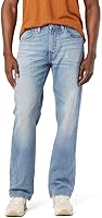 Levi Strauss Signature Gold Men's Regular Fit Jeans - Comfort Flex Denim, Easy Seat/Thigh Fit, Straight Leg
