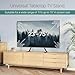 AV:Link | Universal Tabletop TV Stand for 23-75" TVs | Adjustable Height, VESA Compatible, Stable Black Base – Easy to Install Replacement TV Bracket Stand