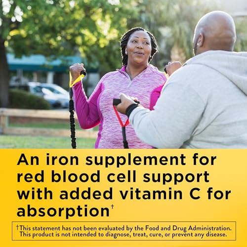 Nature Made Iron 18 mg per Serving Gummies with Vitamin C, 60 Gummies - image 2