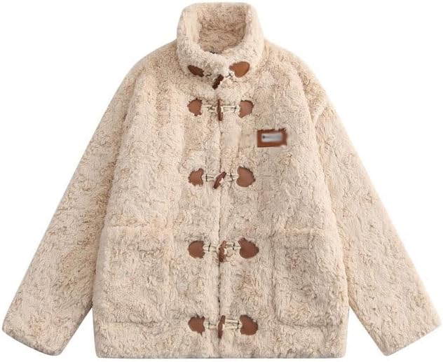 Winter Fleece Thickened Cotton Padded Women's Outdoor Casual Coat