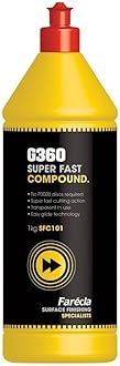 FARECLA G360 Super Fast Compound 1lt Removes Holograms and Swirls Marks (1kg)