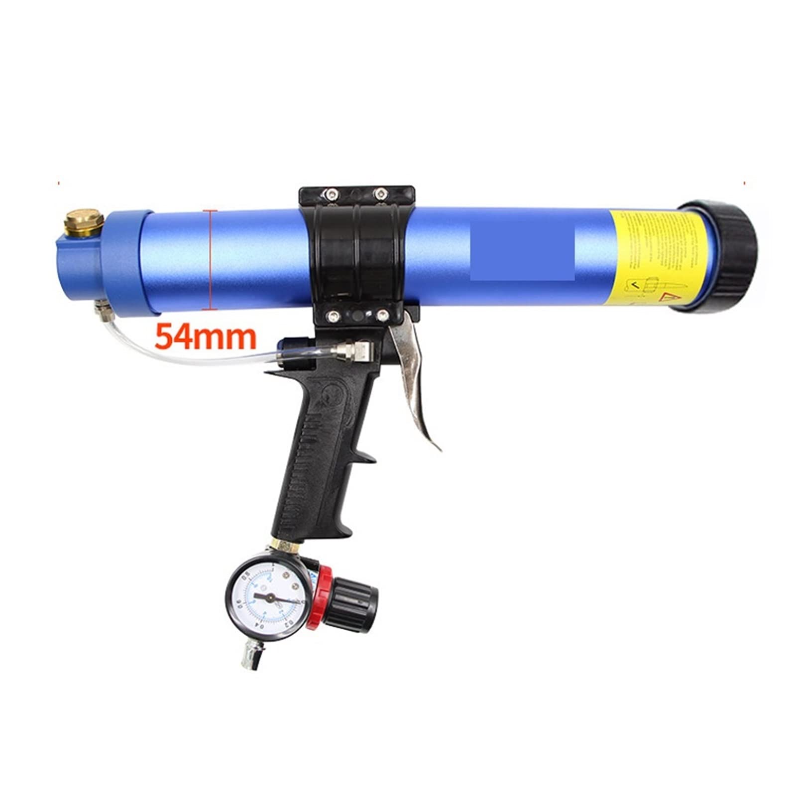 Pistolet Natryskowy, 600ml Air Gun Valve Silikonowe Kiełbasy Caulk Dysza Szkło Gumy Grout Narzędzie Budowlane Typ kiełbasa pneumatyczny pistolet szczeliwa