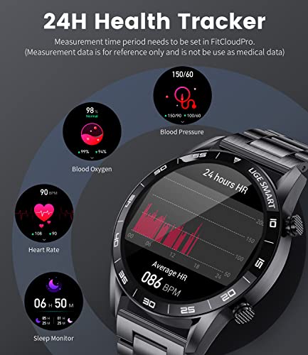 FEELNEVER Smart Watch for Men with Bluetooth Answer Call, 1.39 FEELNEVER Smart Watch for Men with Bluetooth Answer Call, 1.39