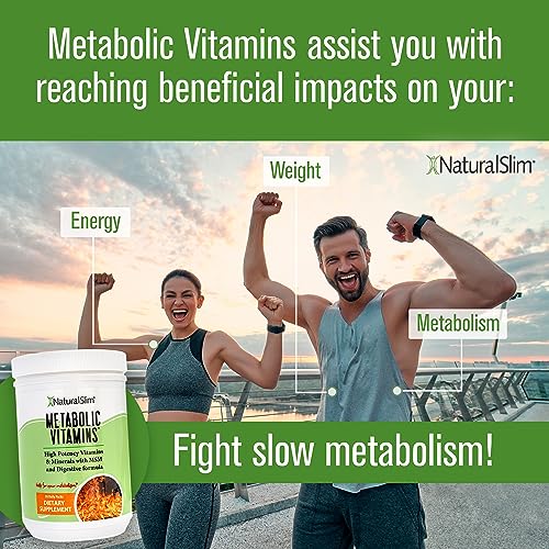 Naturalslim JDFA-712 Metabolic Vitamins - Combination Of High Potency Multivitamins, Minerals, B Complex, Msm, & Digestive Formula Supplements For Men & Women - Energy & Metabolism Support thumb #1
