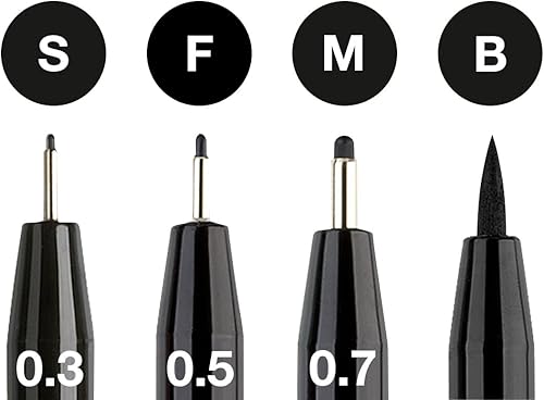 Miniatura 3 de Faber-Castell Pitt Artist - Cartera para bolígrafo Negro paquete de de 4