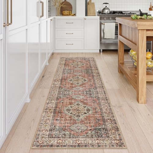 Lahome Oriental Hallway Runner-2.5X8 Kitchen Runner Soft Ultra-Thin Bedroom Runner thumb #1