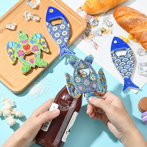 Décapsuleur de bière en plastique avec 4 styles différents assortis pour la maison