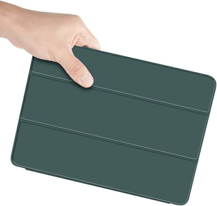 Hottest Sale iPad Pro 2020 case 11 with Glass Tempered Screen Protector, Premium Silicone Material with Comfortable Viewing Angle, Forest Green