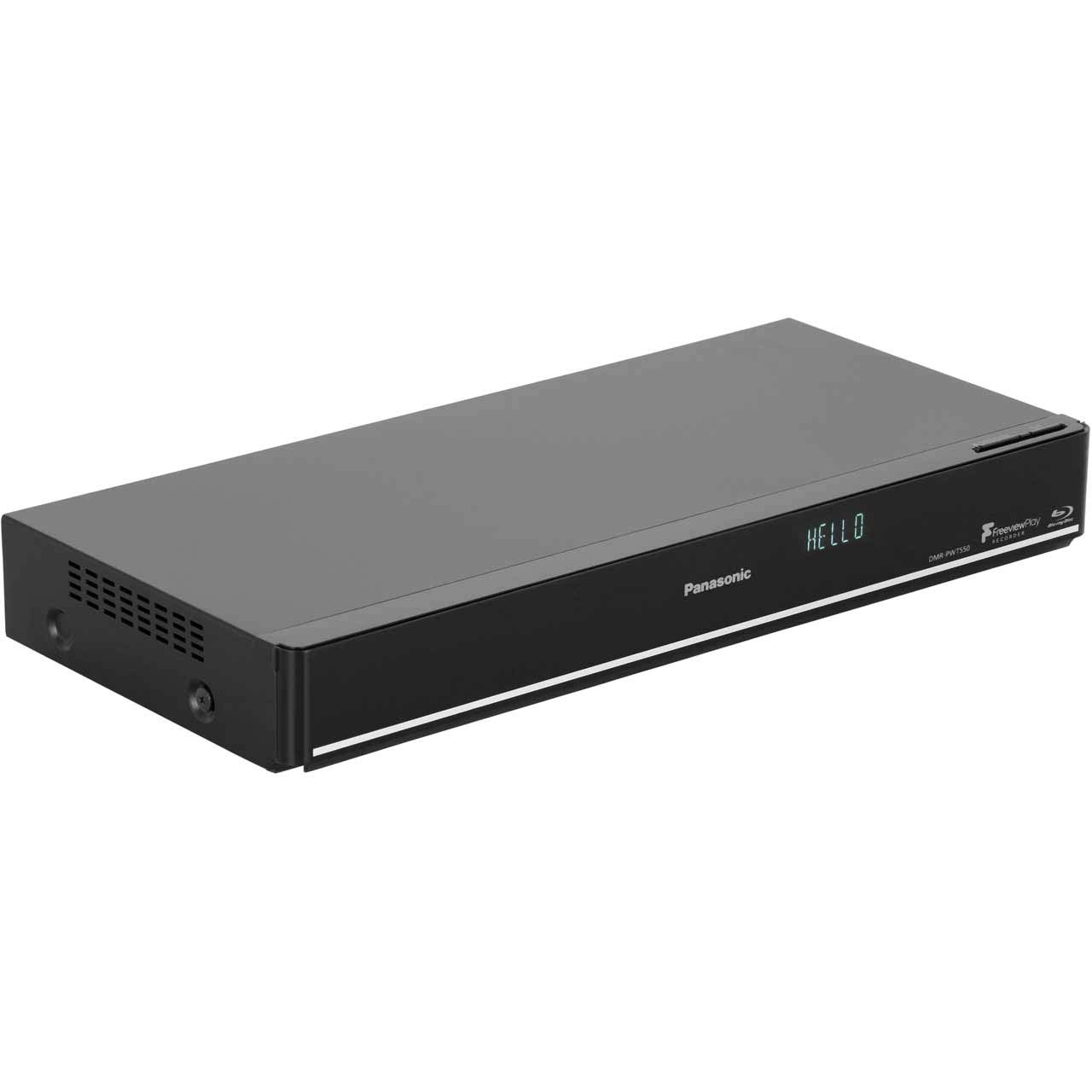 Panasonic DMR-PWT550EB Blu-Ray Player and HDD Recorder with