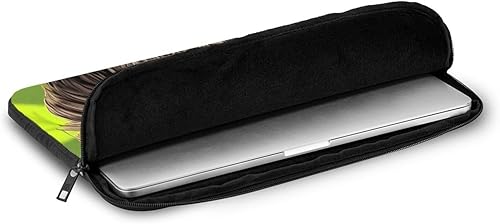 Miniatura 6 de Linda funda para laptop con diseño de perezoso con interior de espuma de poliéster que absorbe impactos, 12 pulgadas adecuada para tabletas y
