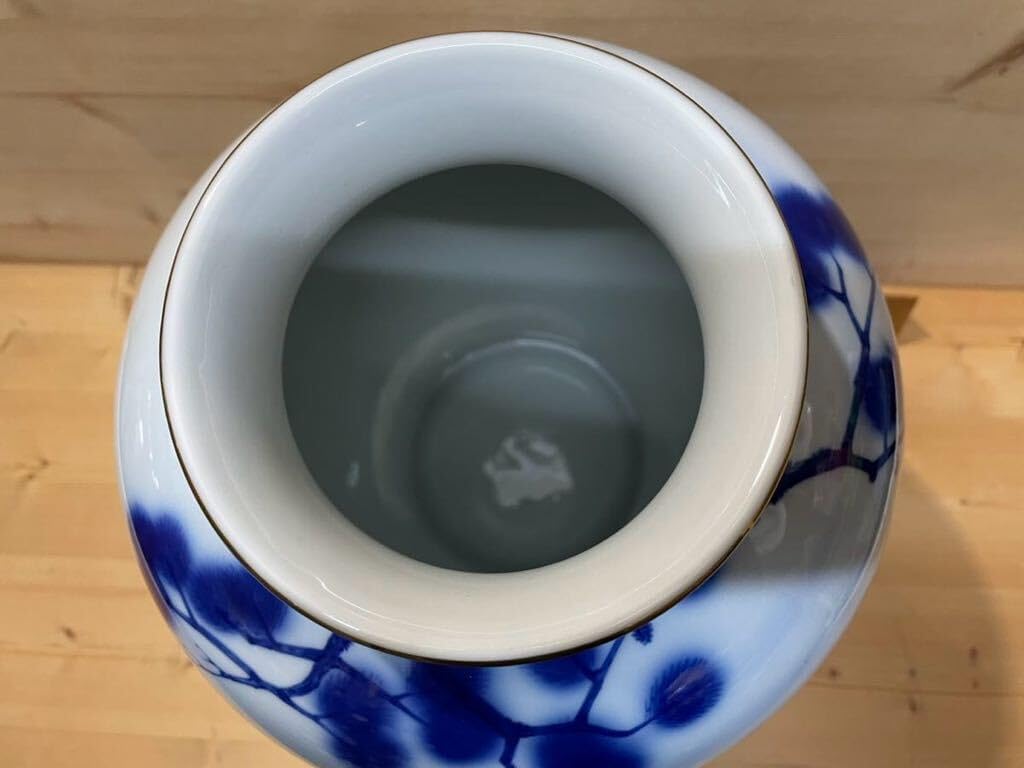 アンティーク英国 ピンク＆アイボリー 花器 聖火台 オリーブの実