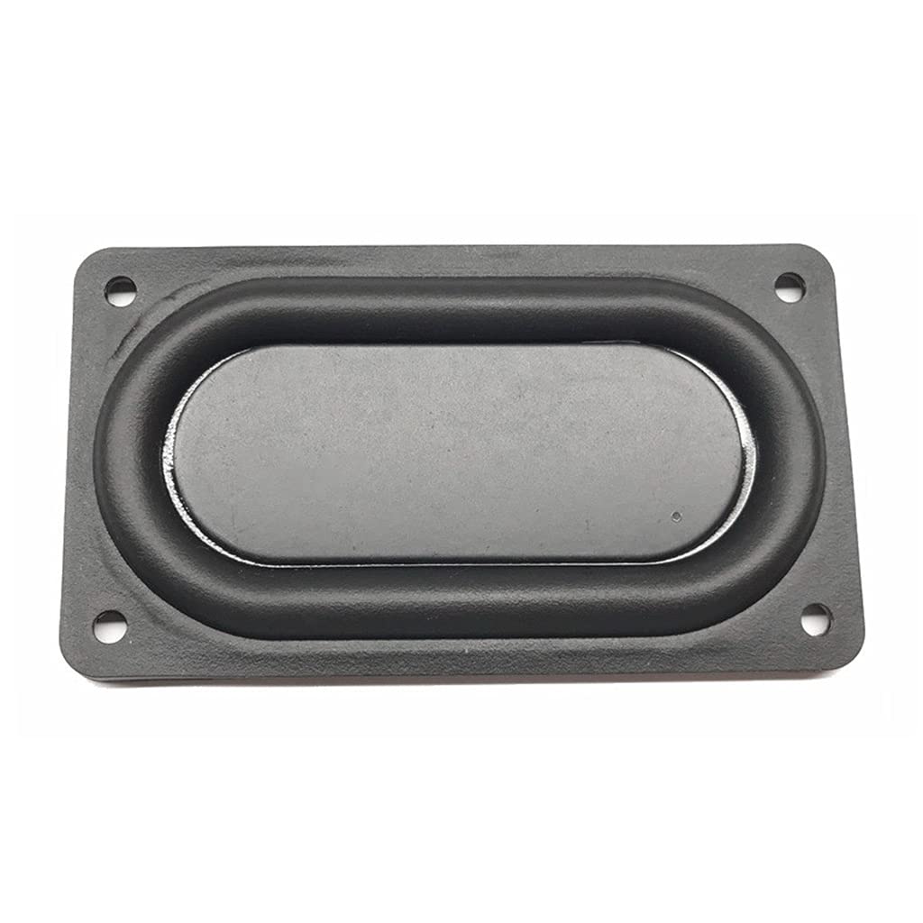 2 Pcs 50x90mm Bass Speaker Passive Radiator Rubber Plate Subwoofer Replacement