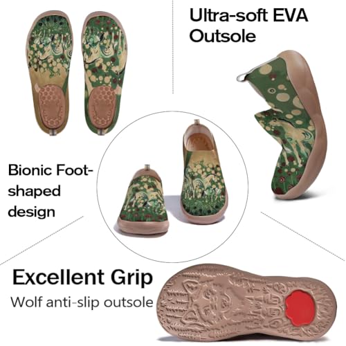 Women's Art Travel Shoes Slip On Casual Cozy Loafers Lightweight Comfort Fashion Sneaker3