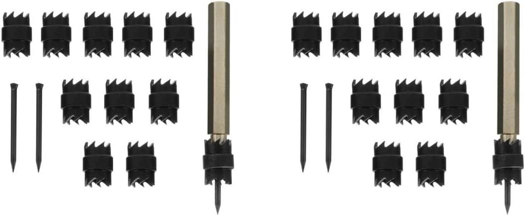 2sets Welding Drill Electric Tool Kit for Weld Remover Includes Replacement Blades for Enhanced Cutting and Piercing Ability