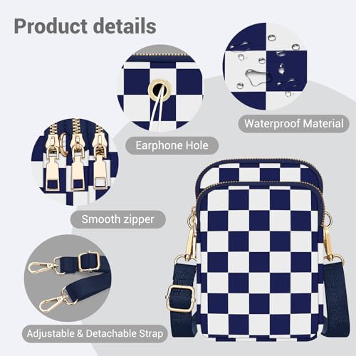 Image of YINHEXI Small Crossbody Bags for Women, Mini Cell Phone Wallet Purse, Shoulder Bag for Women and Men