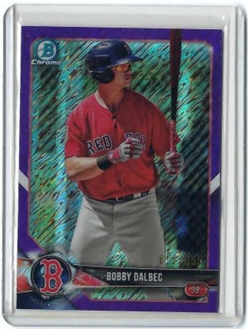 Bobby Dalbec 2018 Topps Bowman Chrome Shimmer Refractor #d 612/655 - Baseball Cards