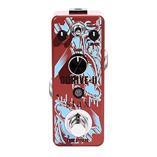 🎸【Classic Tube Screaming Sound 】The classic Tube Screamer & Dumble style sound of this guitar effects pedal will give you a real touch feeling of a high-grade tube amplifier. It is a 100% analog overdrive pedal with great dynamics and wide tone range...