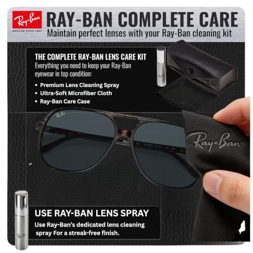 Image of Ray-Ban RB2198 BILL Square Sunglasses with Official Eyewear Kit