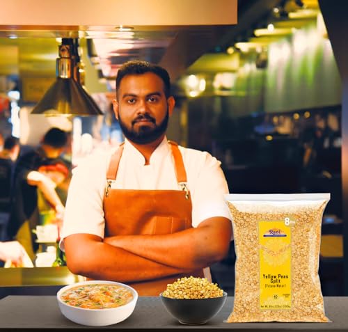 Image of Rani Yellow Peas Split, Dried (Vatana, Matar) 128oz (8lbs) 3.63kg Bulk ~ All Natural | Vegan | Kosher | Gluten Friendly | Product of USA