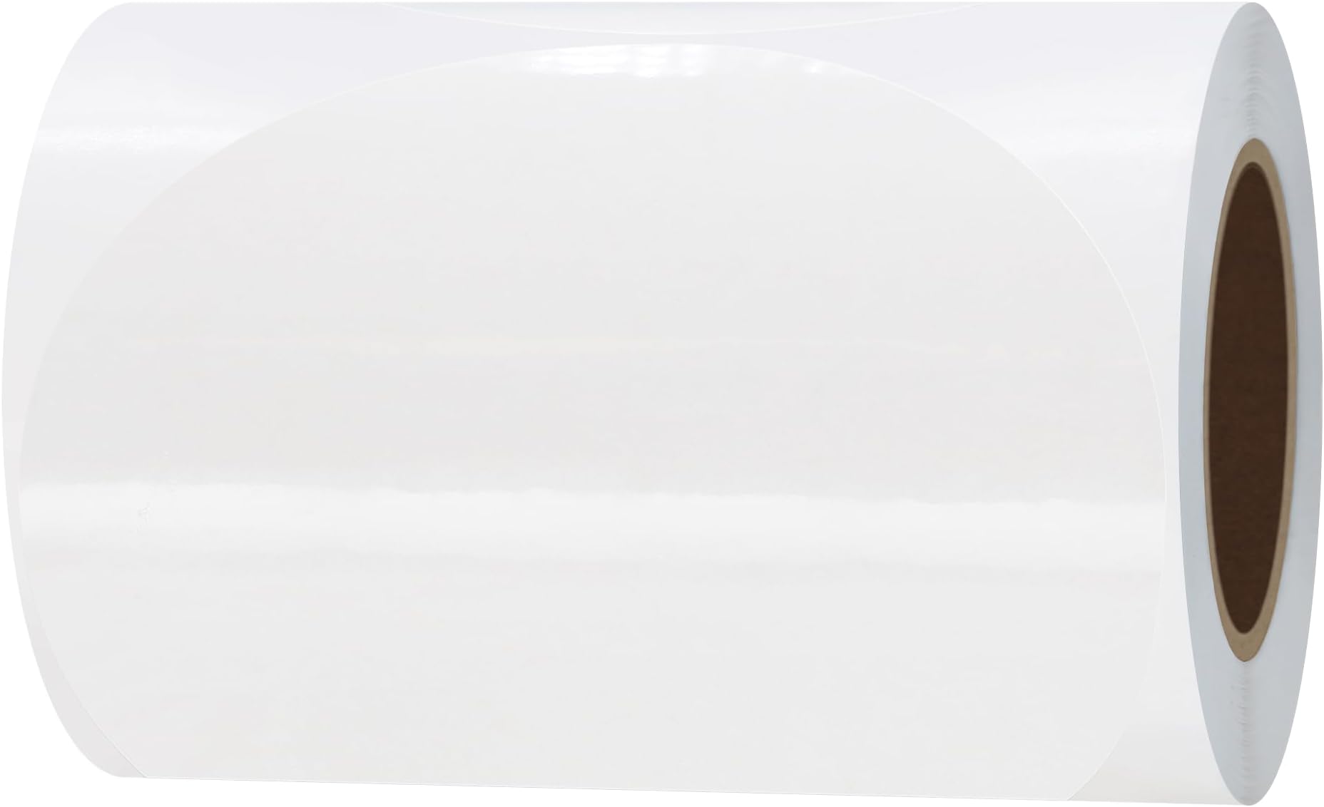 Hybsk Clear Seal Sticker Labels 4 inch Round Circle Wafer Stickers/Labels 100 Per Roll (4 inch Round)