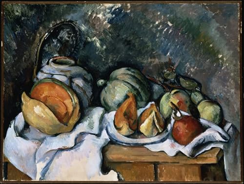 Peinture Poster Impression Tableaux Cézanne fruits art mural graffiti moderne 60x90