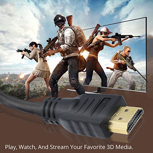 Cable HDMI 1.4v Xavier hdm1 Ethernet de 30 cm conector dorado negro 7