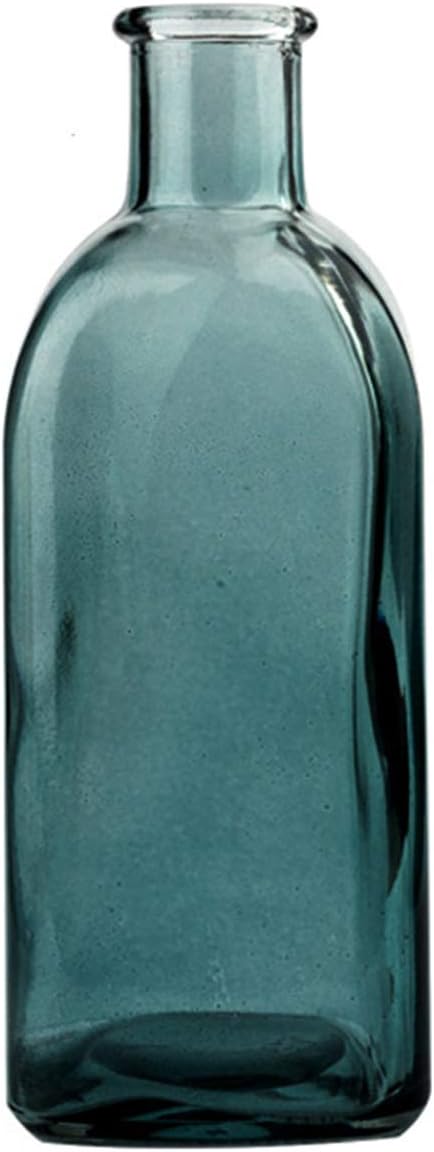 7 Inches Tall Glass Vase Transparent Simple Glass Bottle Flower Vases for Home Decoration Ornament