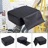 Shoze Salon Booster Child Seat Cushion, Black, 37*28*15cm, Universal High-Density Sponge, Faux Leather, Barber Haircut Hairdressing Modeling, 12-60 Months - Image 2