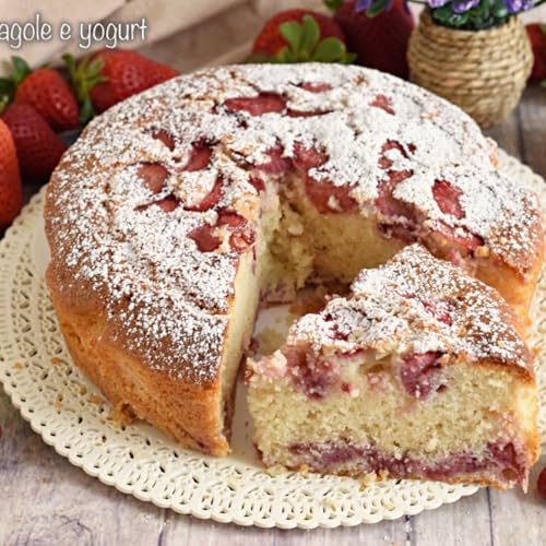 Torta soffice alle fragole e yogurt