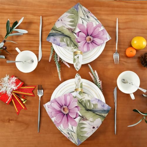 Set de 6 Servilletas de Tela Wild Flower 50.5x50.5 cm miniatura 4