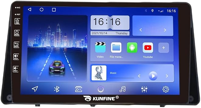 CarPlay Android Auto Autoradio Car Navigation Stereo GPS Radio 9" IPS Touchscreen Headunit Tablet for Renault Megane Iii Fluence 2009-2016 if Applicable Octa Core 3G+32G