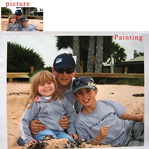 Meiji Custom Portrait Oil Painting from Your Photos Handmade Oil