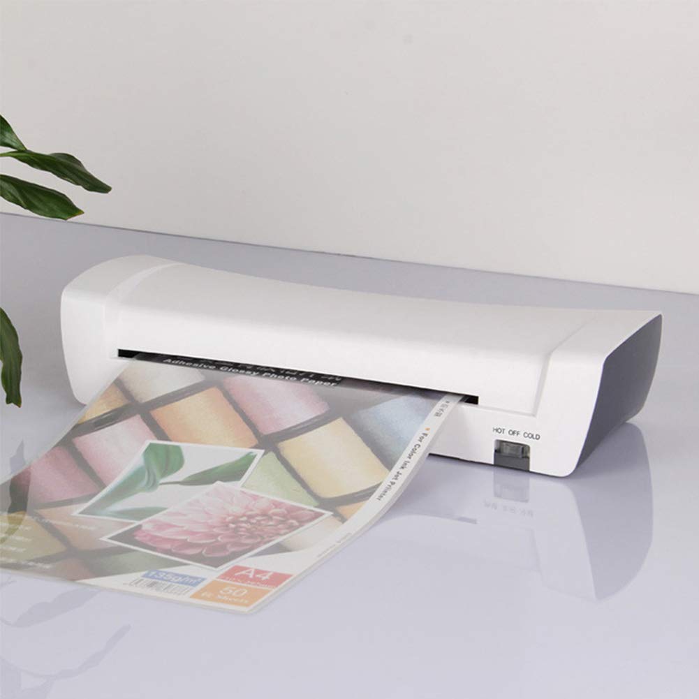 Laminator, laminator A4 na gorąco i na zimno, papierowy laminator fotograficzny do domu/szkoły/biura