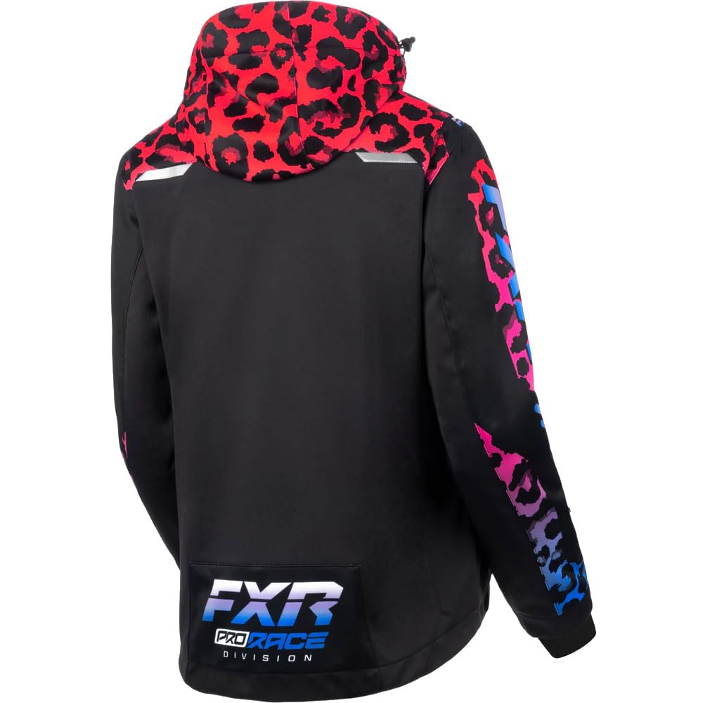 FXR Womens RRX Snowmobile Jacket Omni-Stretch Thermal Dry/Flex Warm Cheetah - 4