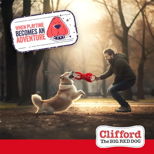 Clifford-Busy-Body-Rope-16-Tug-of-War-Dog-Toy-Durable-Cozy-Plush-Dog-Toy-Stuffed-Animals-Play-Toy-with-Ropes-for-Games-of-Tug-Mental-Stimulation-Interactive-Bonding-Comfort - Cucciolini Doodles Clifford-Busy-Body-Rope-16-Tug-of-War-Dog-Toy-Durable-Cozy-Plush-Dog-Toy-Stuffed-Animals-Play-Toy-with-Ropes-for-Games-of-Tug-Mental-Stimulation-Interactive-Bonding-Comfort