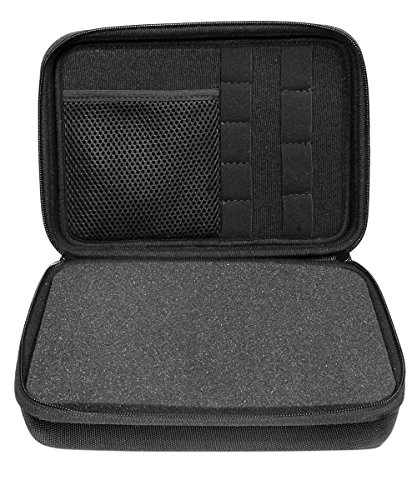 Professional Portable Recorder Case With Diy Foam Inlay For Dr-05, Dr-40, Dr-22L, Dr-100Mkll, Dr-1, Mini Tripod, Adapter, Mic Pop Windscreen, Smart Accessory Padding Solution For Sd Cards, Cabl #TOP2