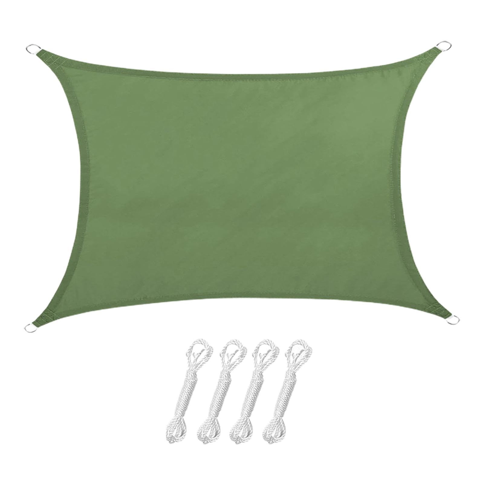 Waterproof Sun Shade | UV Block Rectangle Canopy Shelter - Water-Resistant Square Shade, UV Resistant Awning Shelter for Backyard, Deck, Garden, Pond, Pergola