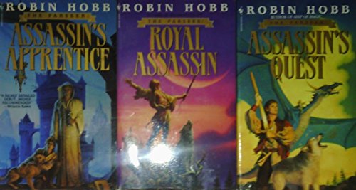Author Robin Hobb Three Book Bundle, The FARSEER Trilogy: Assassin's Apprentice - Royal Assassin - Assassin's Quest (Not A Box Set)